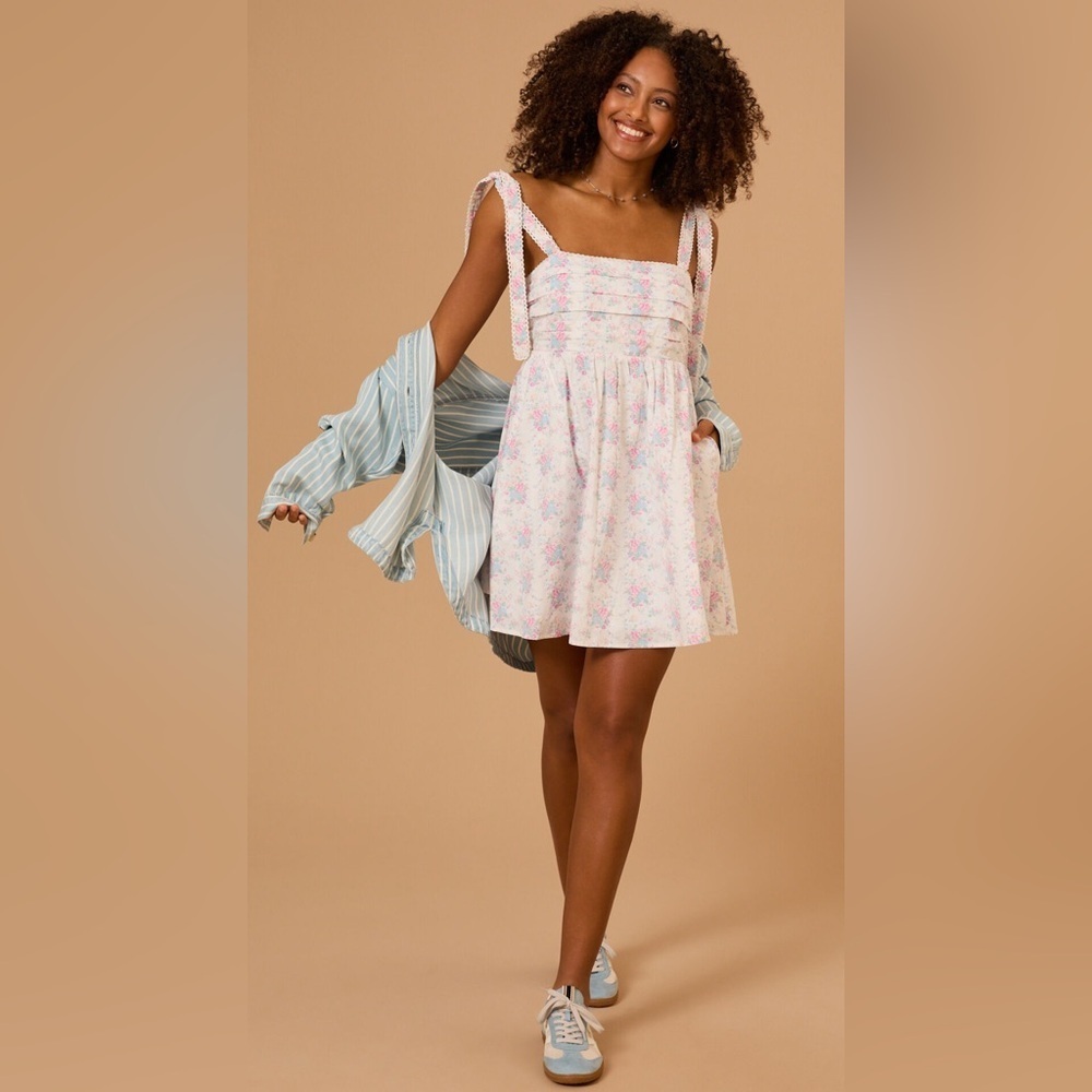 Altar'd State Mandi Floral Mini Dress, Size XXS